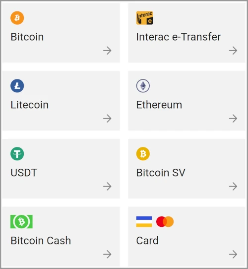 deposit methods